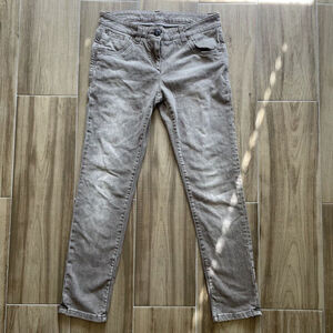 BRUNELLO CUCINELLI MADE IN ITALY Women's Brown Gray Denim 98% COTOTN Jeans US 4